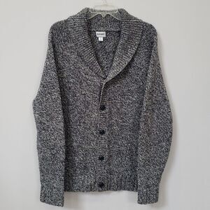 Old Navy Sweater Wool Blend Shawl Collared 5 Button Knit Cardigan